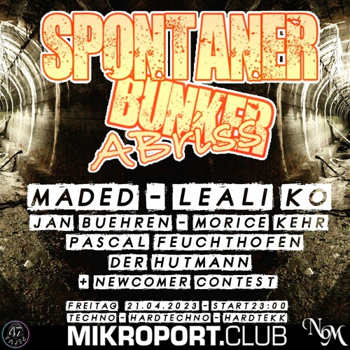 [SETCUT]Spontaner Bunker Abriss 21.04.2023 @ Mikroport Club Krefeld // 159 BPM