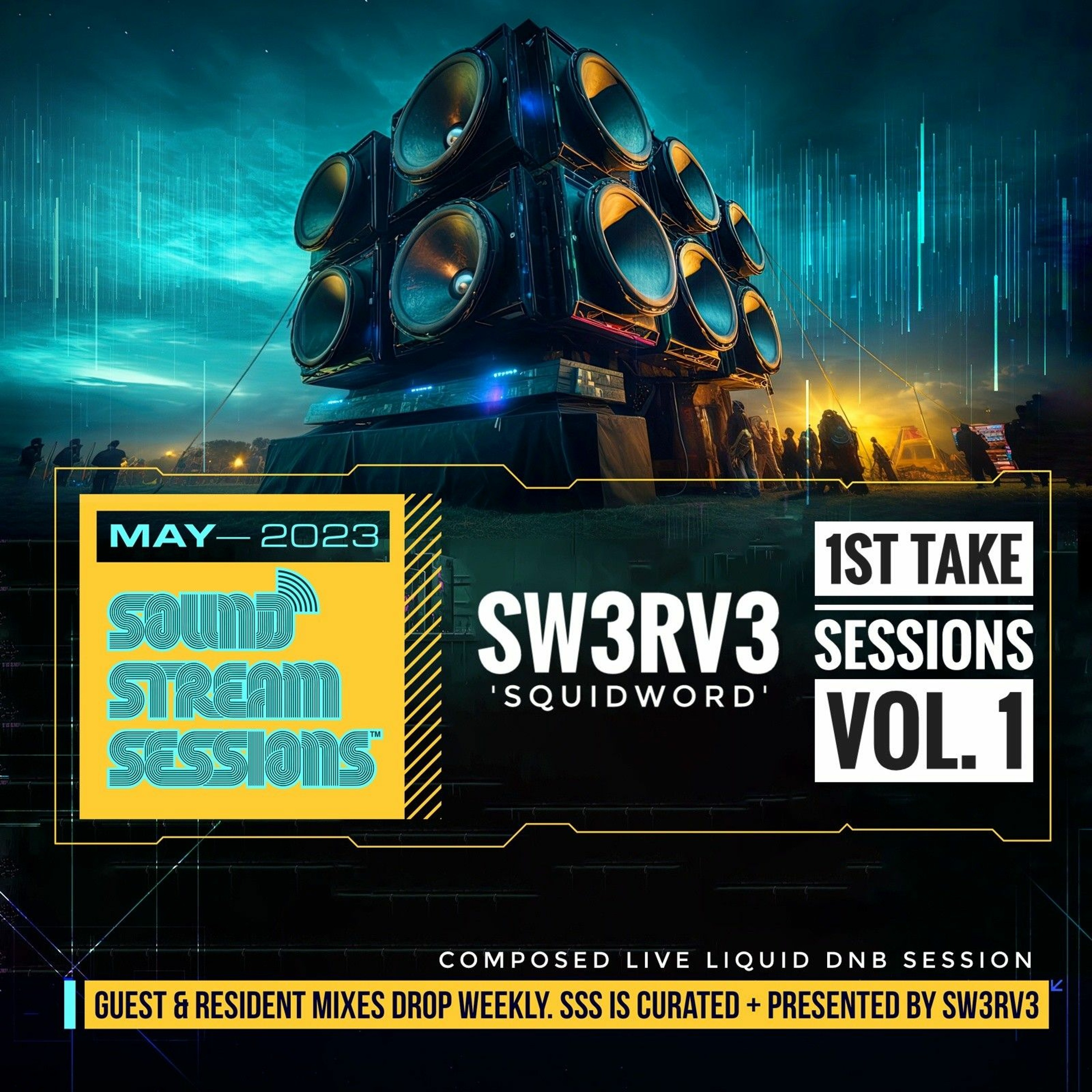 1st Take Sessions Vol. 1 'Squidword' (Sw3rv3 - Mobile Unit) Composed Live Liquid DnB Session episode artwork
