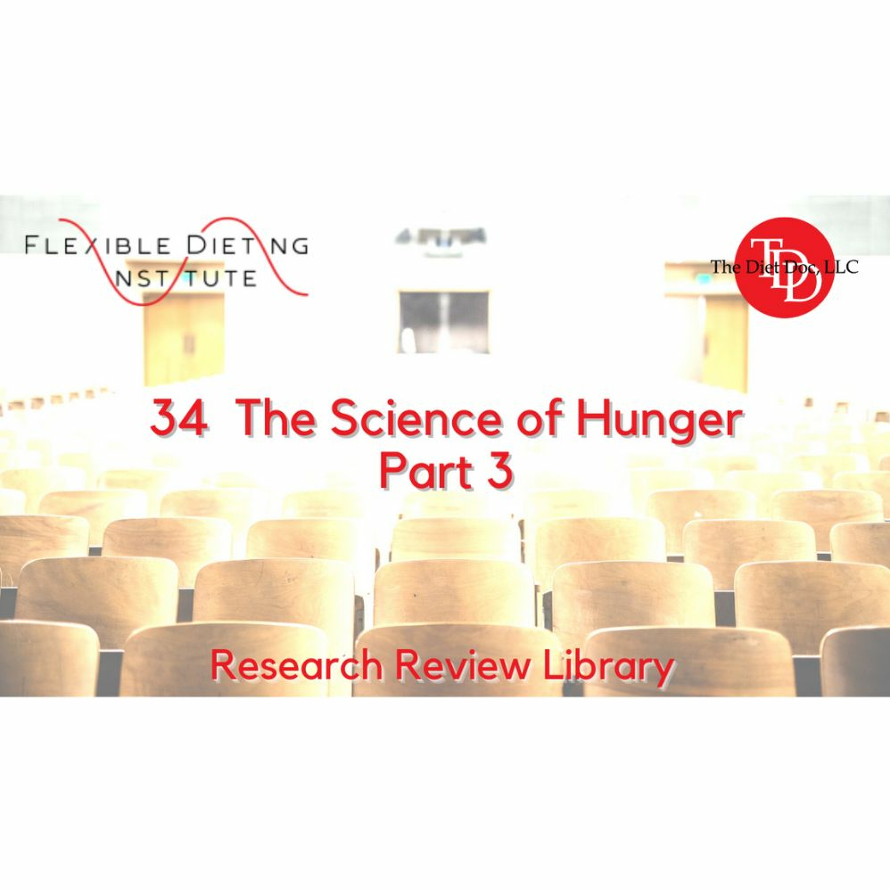 FLEXIBLE DIETING INSTITUTE Research Reviews - 34 The Science Of Hunger Part 3 episode artwork