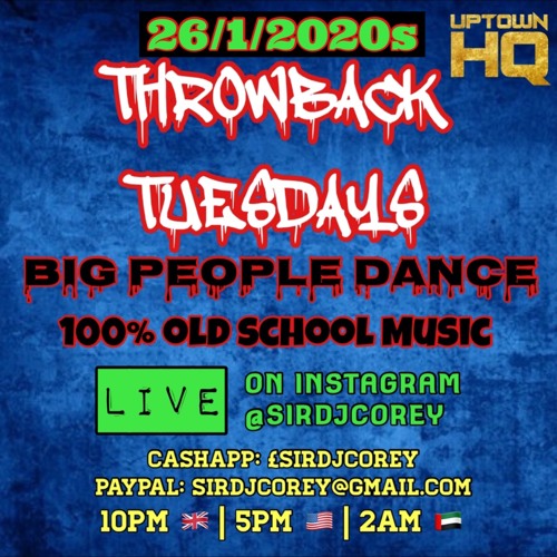 THROWBACK TUESDAY 26:1:2020s