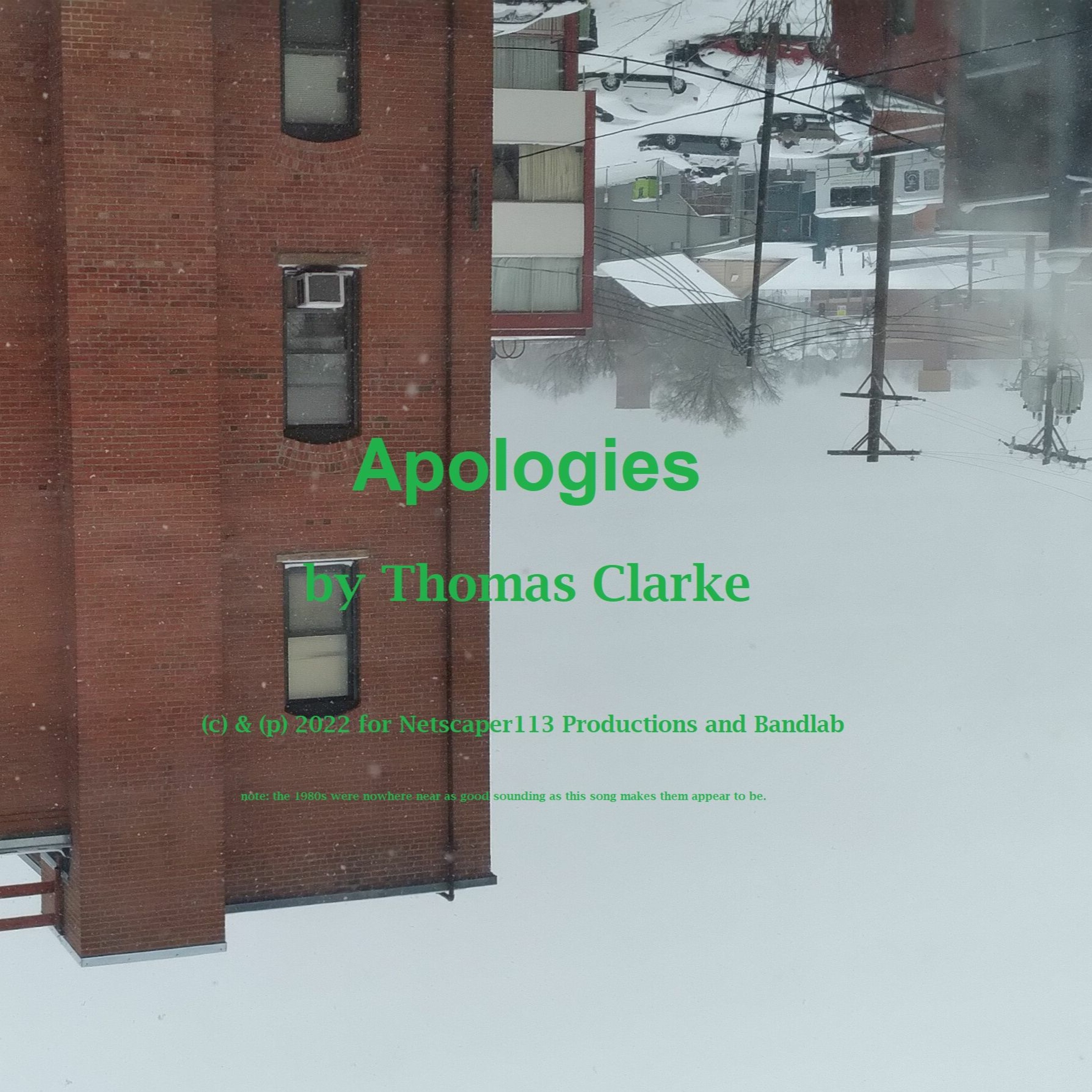 Apologies episode artwork