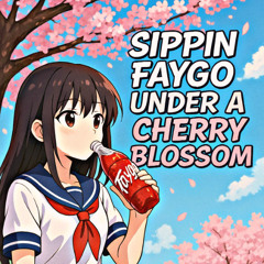 Sippin Faygo Under a Cherry Blossom