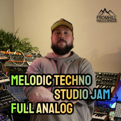Jam 125 Melodic Techno Studio Jam - Fun with analog