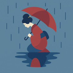 Paper Geisha In The Rain