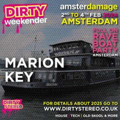 Marion Key Dirty Stereo Amsterdamage Boat Party Feb 2024