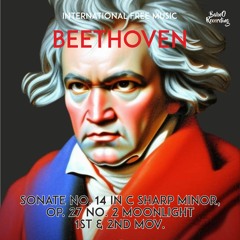 Ludwig van Beethoven : Sonate No. 14 In C Sharp Minor, Op. 27 No. 2 'Moonlight'  1st Mov.
