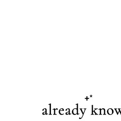 already know (p. rrregit)