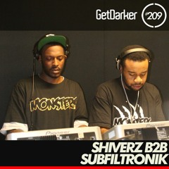 Shiverz b2b Subfiltronik - GetDarker Podcast 209 [Tracklist]