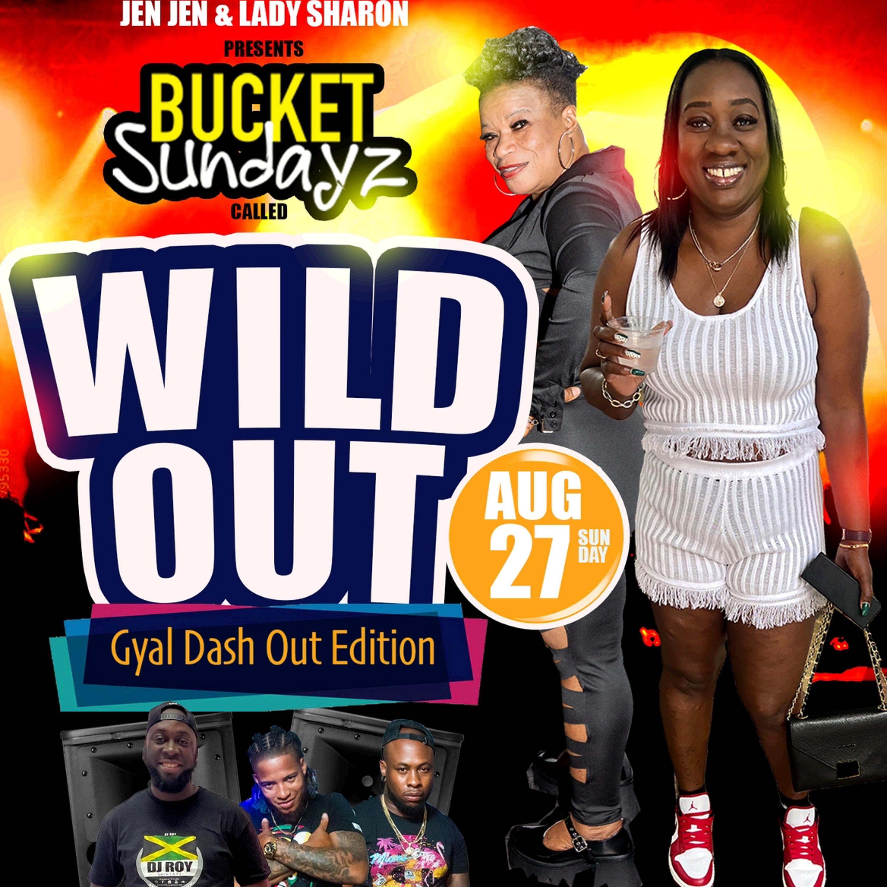 DJ ROY AT BUCKET SUNDAYZ WILD OUT 27.8.23 LIVE AUDIO
