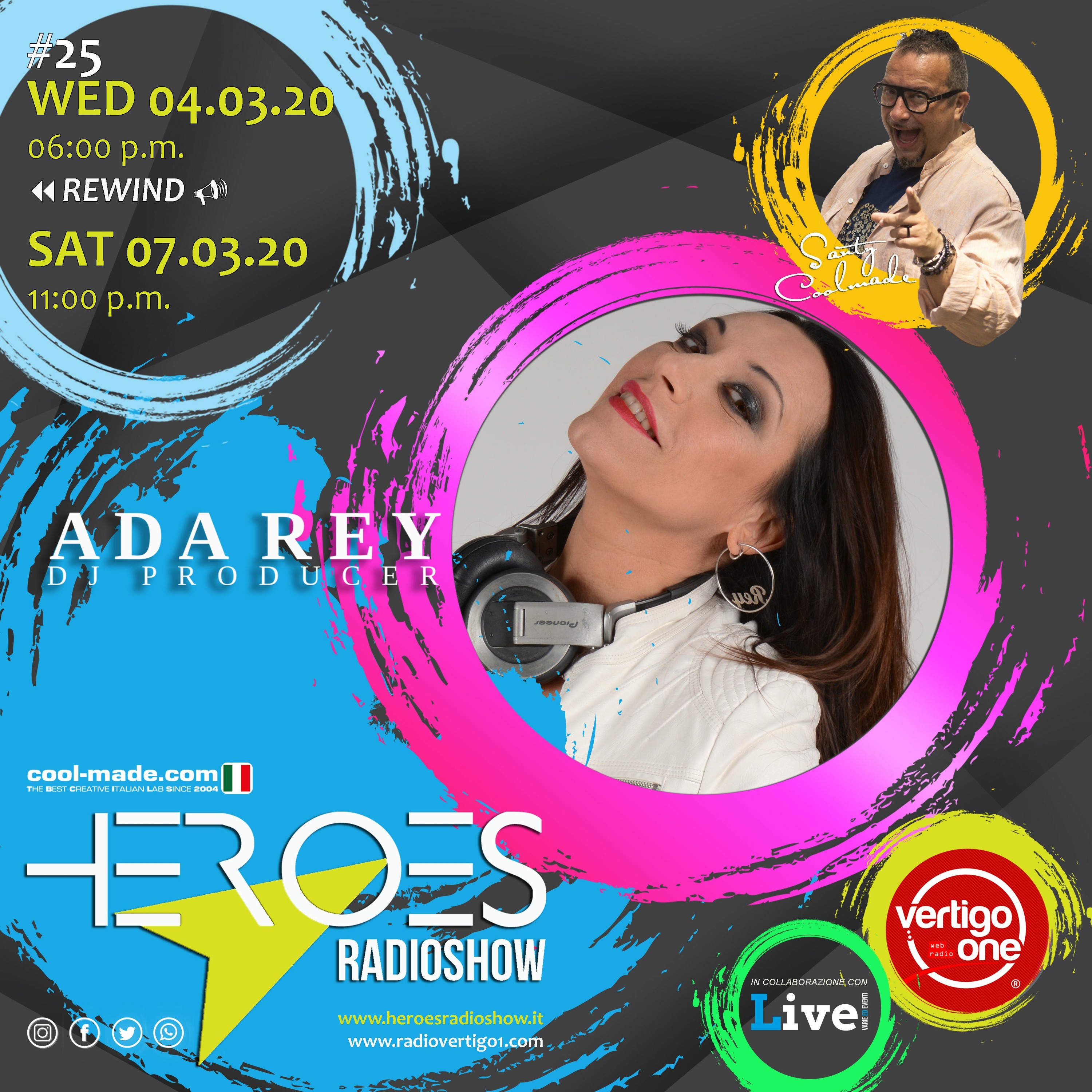 #25/2019-20> HEROES RadioShow - Special Guest ADA REY episode artwork