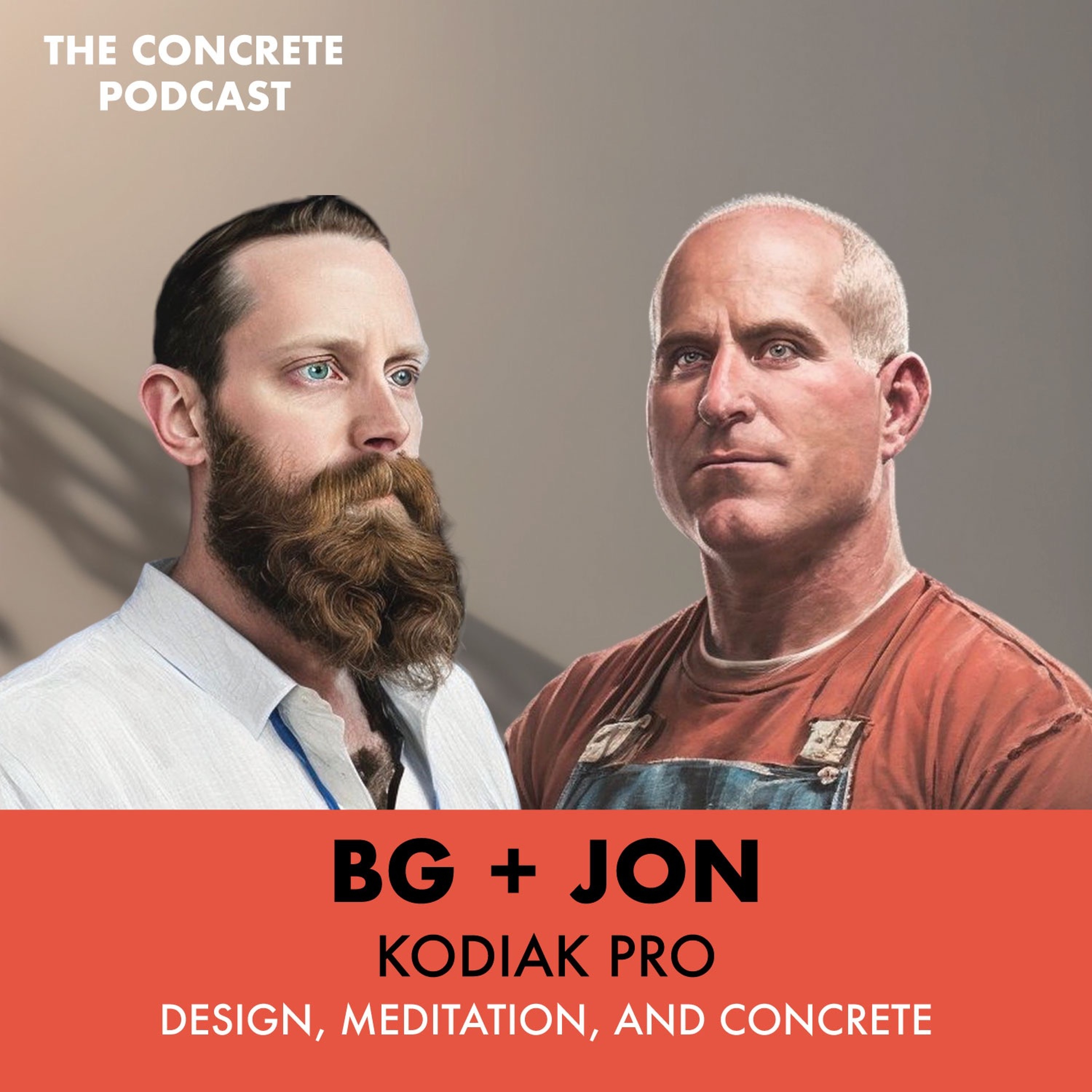 BG + Jon, Kodiak Pro - Design, Meditation, and Concrete: Exploring the Building Blocks of Creativity episode artwork