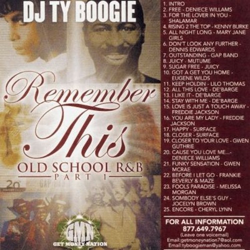 DJ TYBOOGIE REMEMBER THIS PART 1