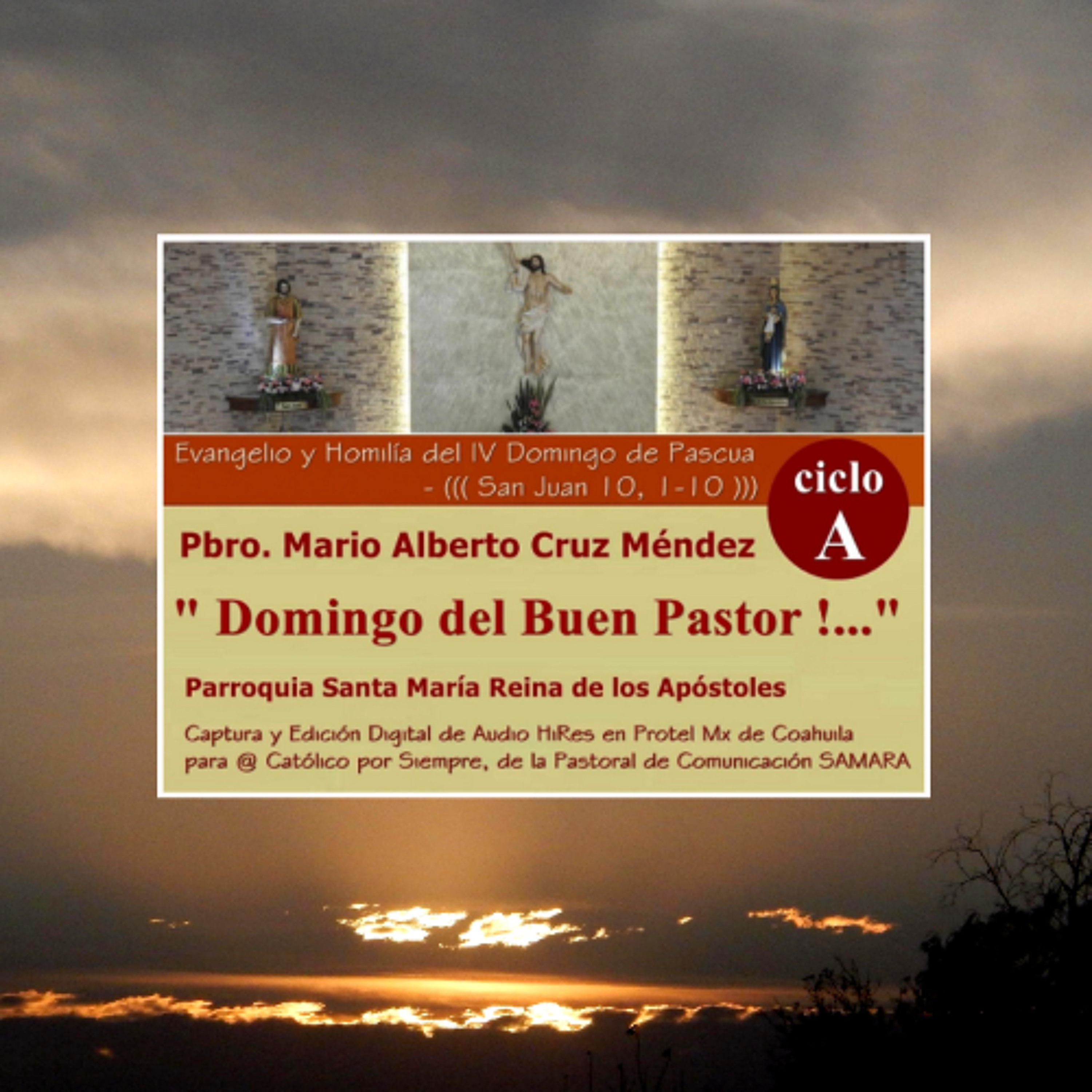 Podcast # 997 - Evangelio y Homilía del 26 de Abril, 2026 - Pbro. Mario Cruz M.