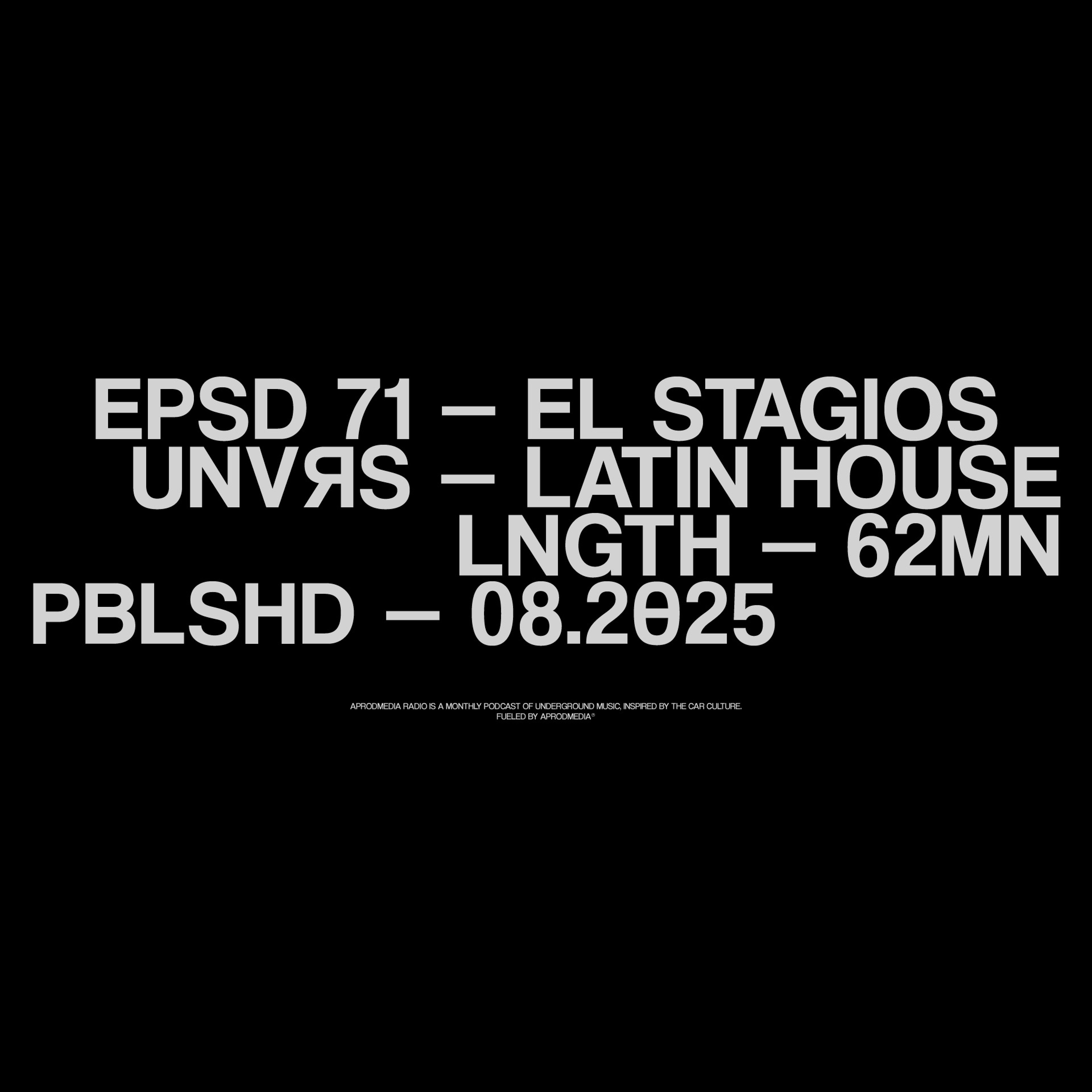 EP071 - EL STAGIOS (LATIN HOUSE)