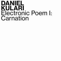 Electronic Poem I (Carnation)