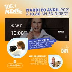 2021 - 04 - 20 - Enregistrement COMPLET MikeFm Nicole Fortin Et Noel Grospeiller Centre DMV