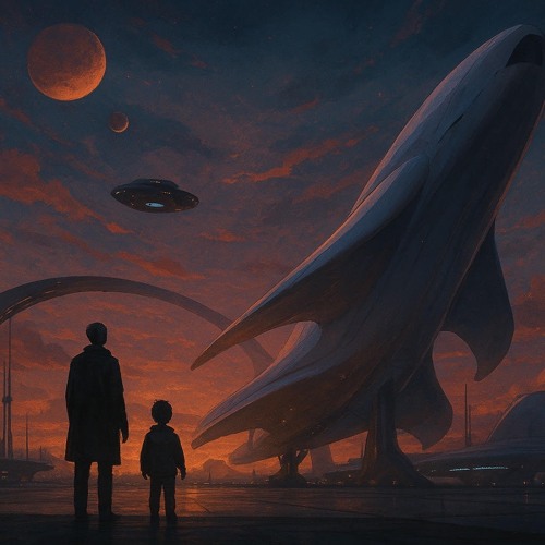 Exeter Spaceport First Flight/Opening [sci-fi soundtrack ambient demo, 2025]