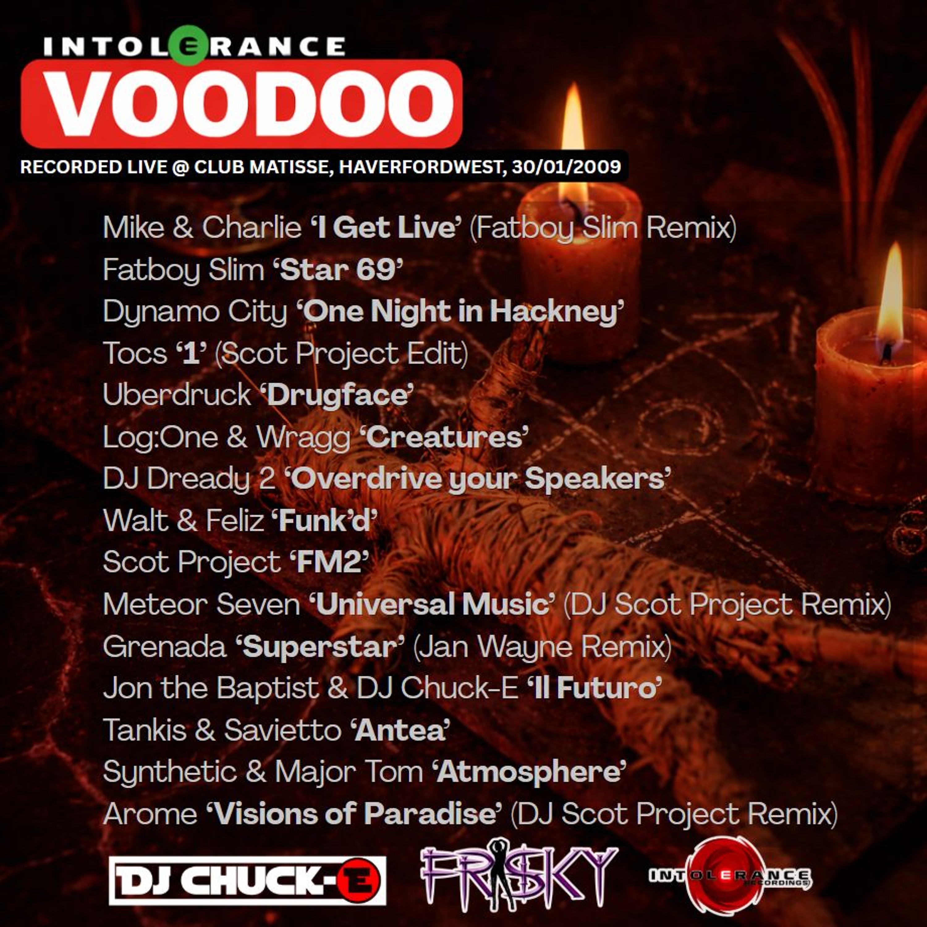 DJ Chuck-E b2b DJ Frisky Live @ Voodoo, Haverfordwest, 30/01/2009 episode artwork