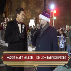 AU President Dr. Jon Parrish Peede at Ashland Christmas Parade