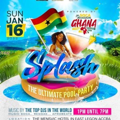 SOCA IVASION GHANA SPLASH POOL PARTY PART 1