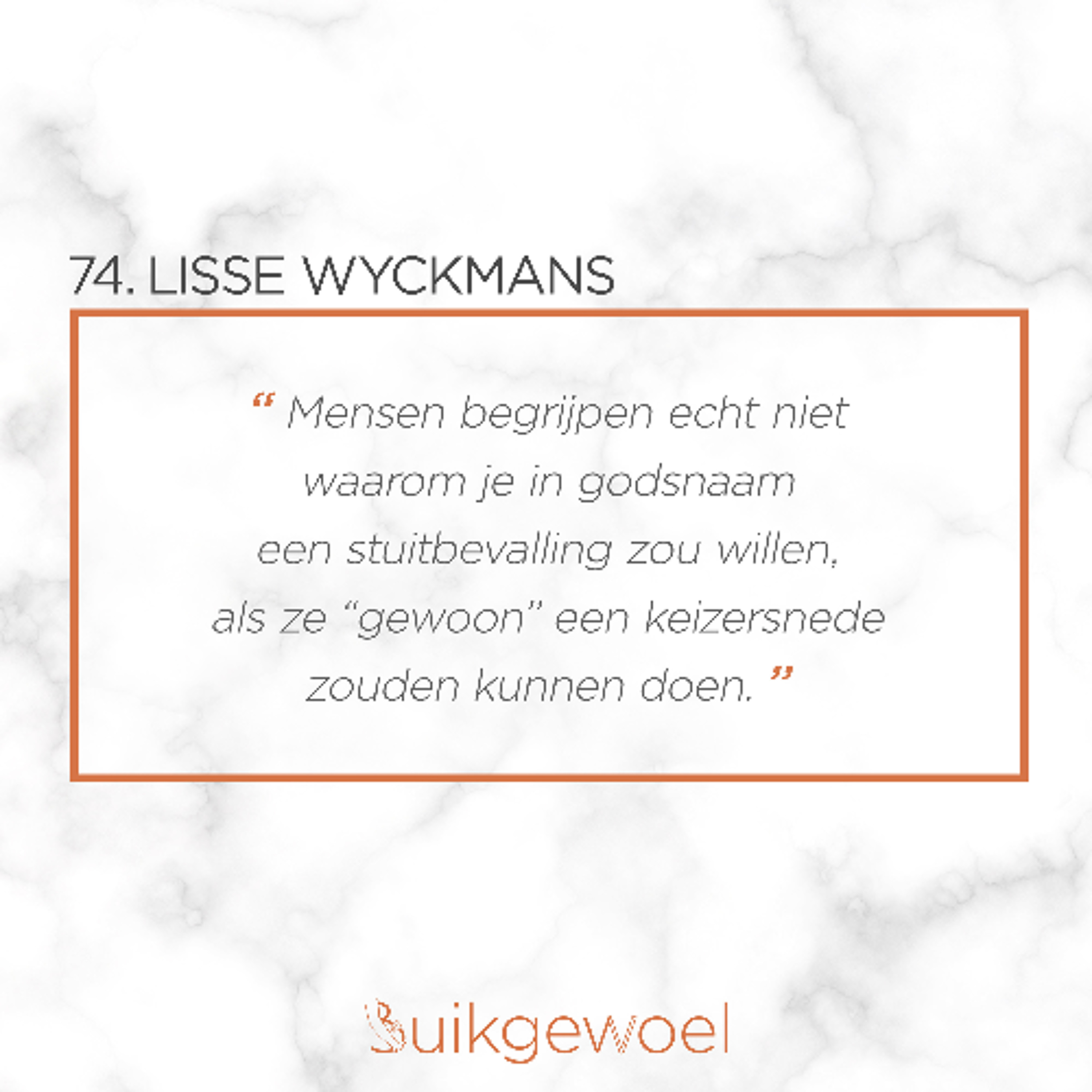 74. Lisse Wyckmans (PCOS - preconceptiezorg - zwangerschapsdiabetes - vaginale stuitbevalling) episode artwork