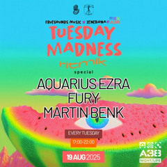 Aquarius Ezra - Tuesday Madness LIVE DJ Set @ A38 Boat (19 August 2025)