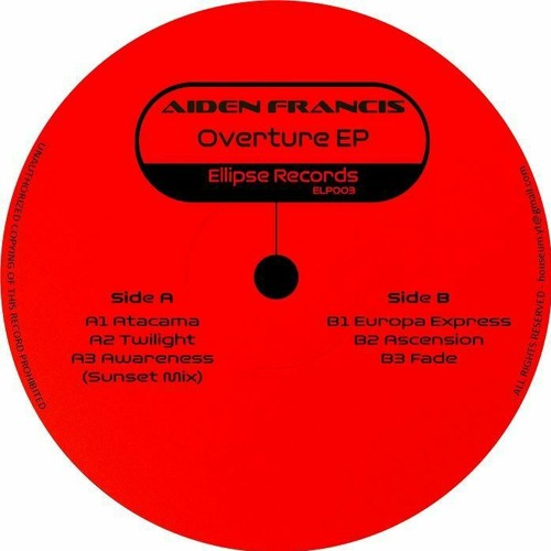PREMIERE: A3 - Aiden Francis - Awareness (Sunset Mix) [ELP003]