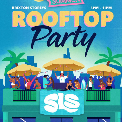 SLS ROOFTOP PARTY AFROBEAT LIVE AUDIO BY DJ EMZ HOSTED BY RICKEY DARK