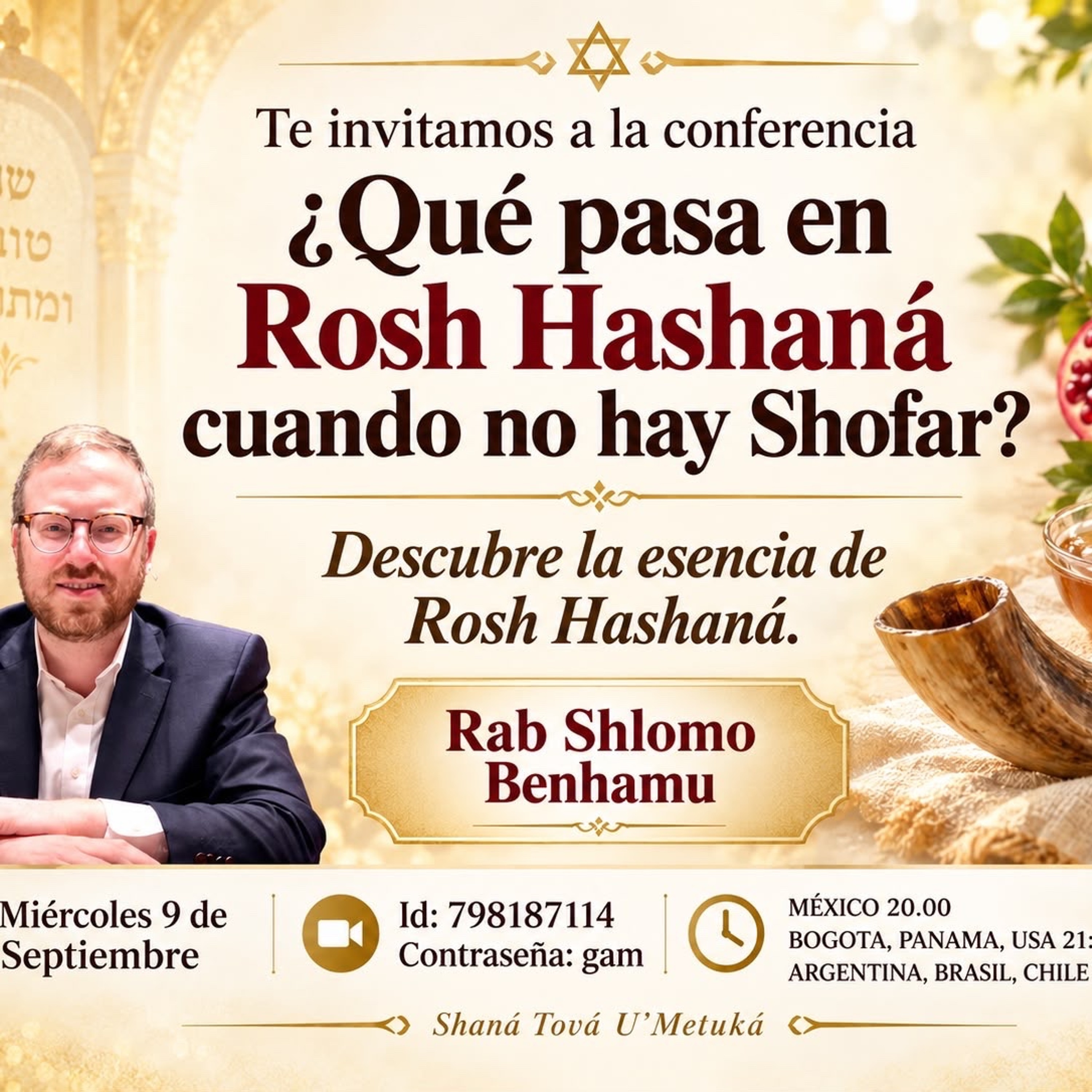 ROSH HASHANA 5787- QUE PASA EN ROSH HASHANA CUANDO NO HAY SHOFAR.m4a episode artwork
