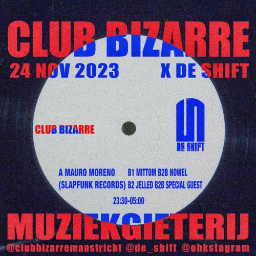 CLUB BIZARRE pre party b2b MITTOM