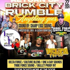 BRICK CITY RUMBLE 11-22-2024 ONE A DAY _ BULLET PROOF _ DELTA FORCE  _ TRIBAL FORCE  -