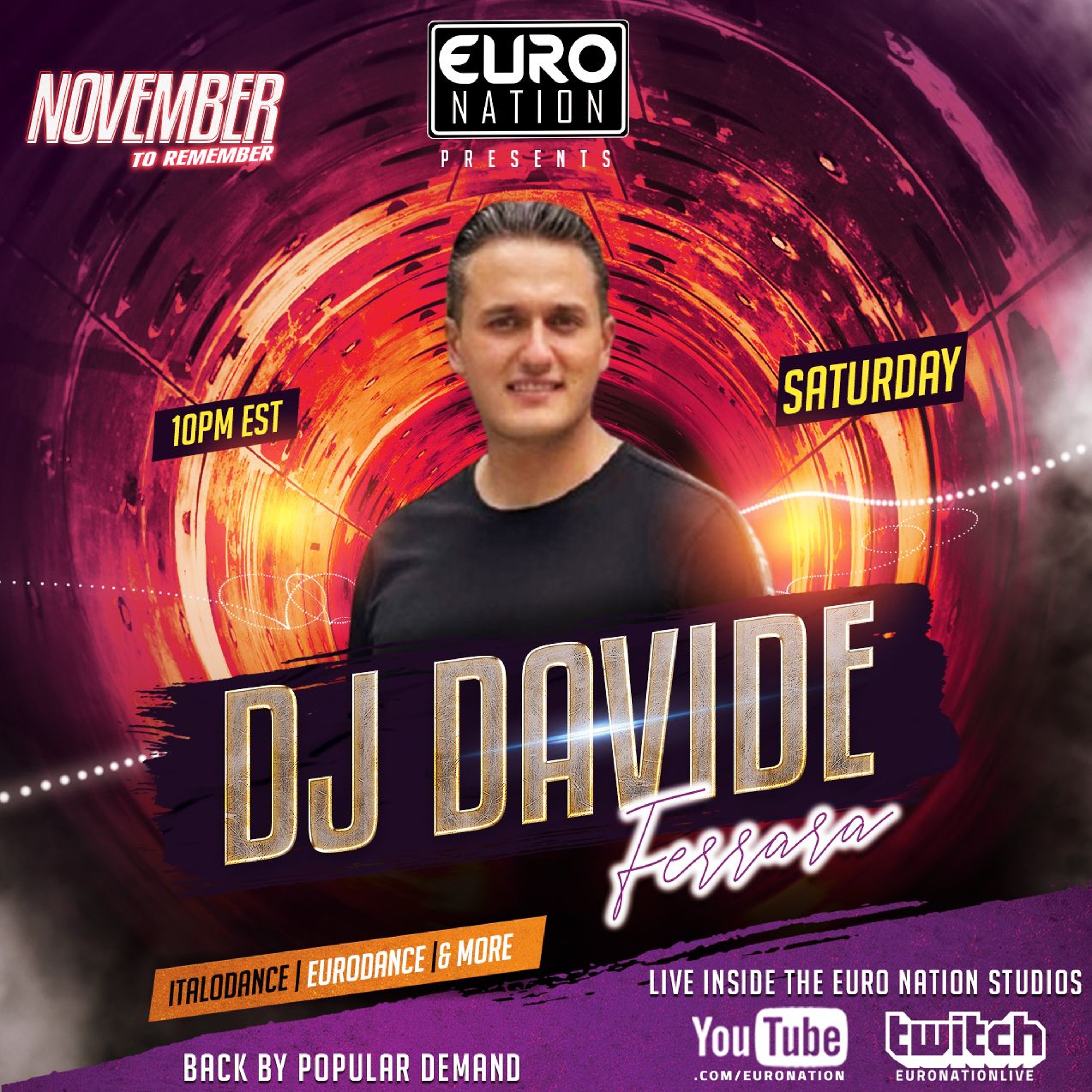 DJ DAVIDE Nov 30, 2024 (Exclusive Euro Nation Set) episode artwork