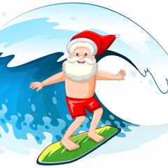 Christmas is the the time to surf with Santa ©
