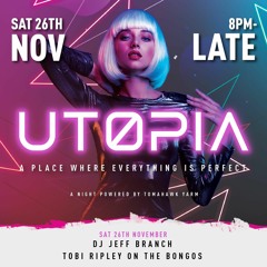 Jeff B Live @ Utopia Tomahawk Yarm 26.11.22