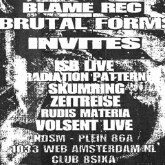 Live at @ 8SIXA ,Skumring - Brutal Forms & Blame (Amsterdam)