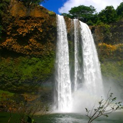 Hawaii Waterfall Sounds White Noise For Sleep, Studying (75 Minutes)
