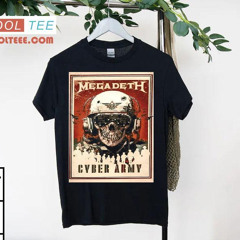 Megadeth Cyber Army 2024 Premium Merchandise Shirt