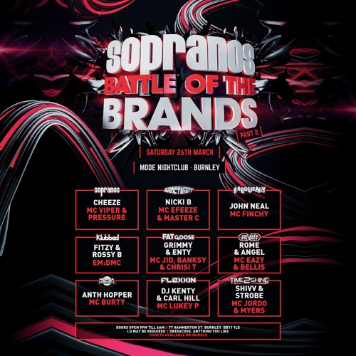 DJ Carl Hill & MC Lukey P Promo Mix - Sopranos 'Battle Of The Brands' Part 2