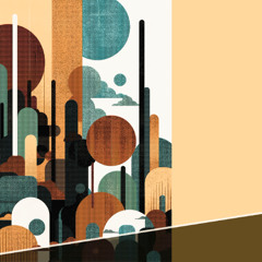 Walk through a dithered garden
