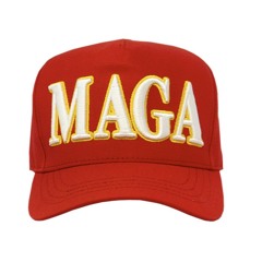 Special Edition 3D MAGA Hat, Red/Gold