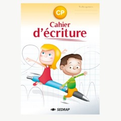 Cahier d'écriture, CP - Ed.SEDRAP