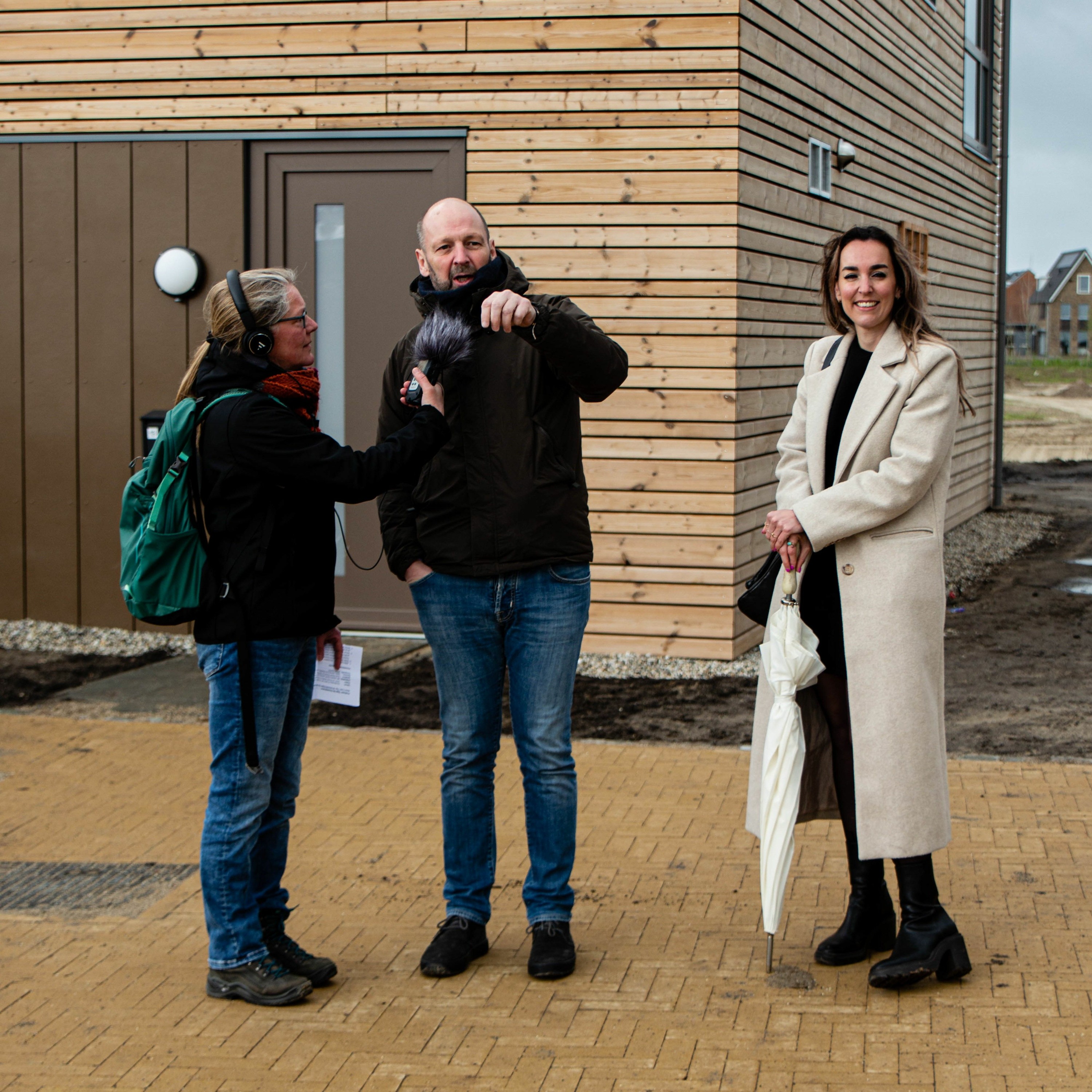 Op de bouwplaats