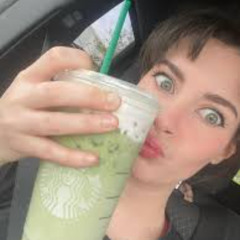 sipping matcha with white girls