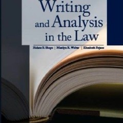 PDF KINDLE DOWNLOAD Writing and Analysis in the Law, 6th Edition android