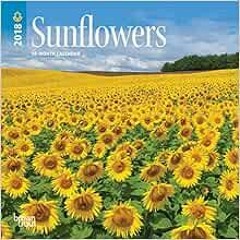 Read online Sunflowers 2018 7 x 7 Inch Monthly Mini Wall Calendar, Flower Outdoor Plant (Multilingua
