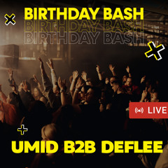 Umid b2b DEFLEE  - BIRTHDAY BASH Fantomas Rooftop | Live 17.06.22