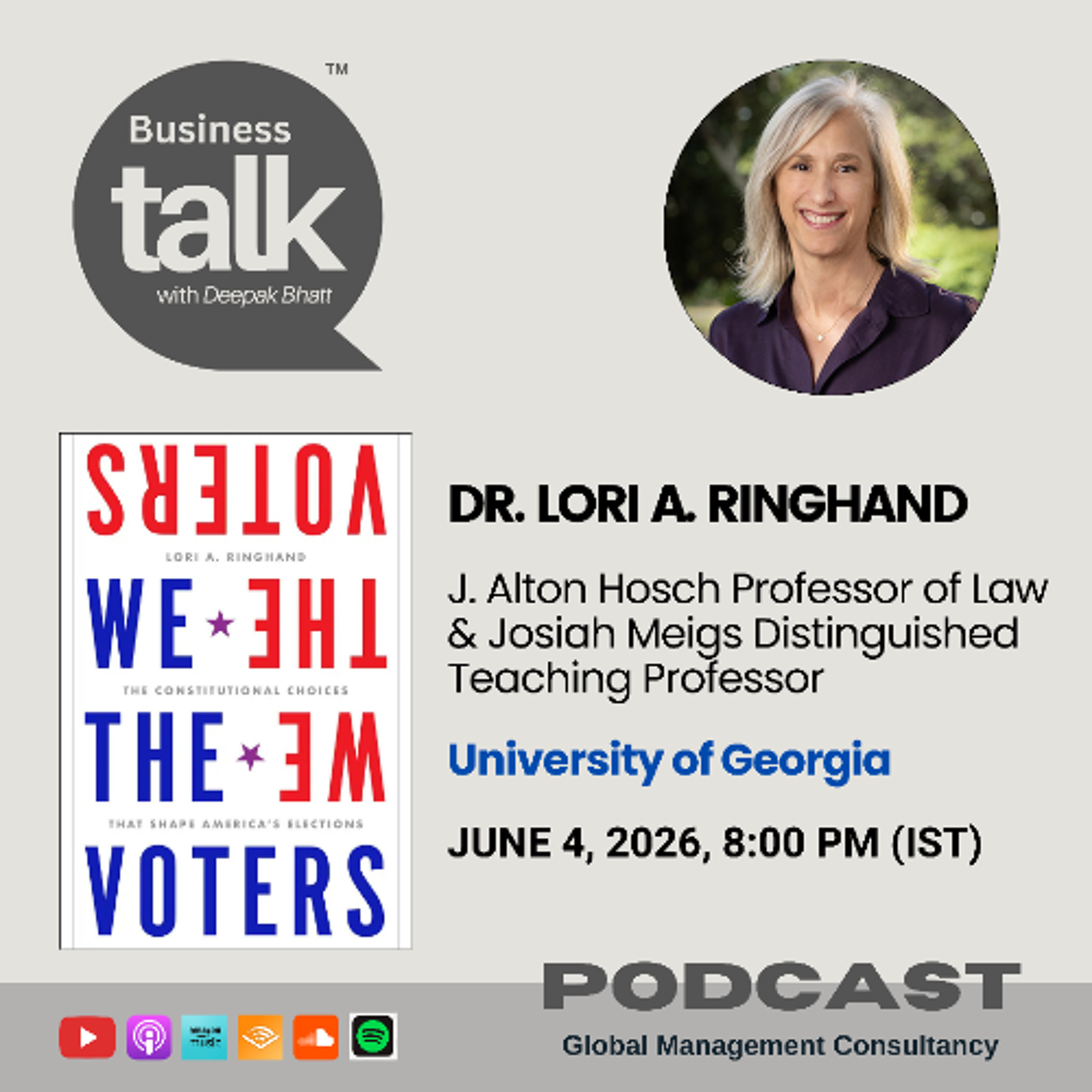 How America's Elections Are Shaped by Constitutional Choices | Prof. Lori Ringhand episode artwork