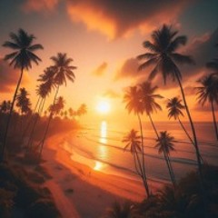 Sunrise at the beach