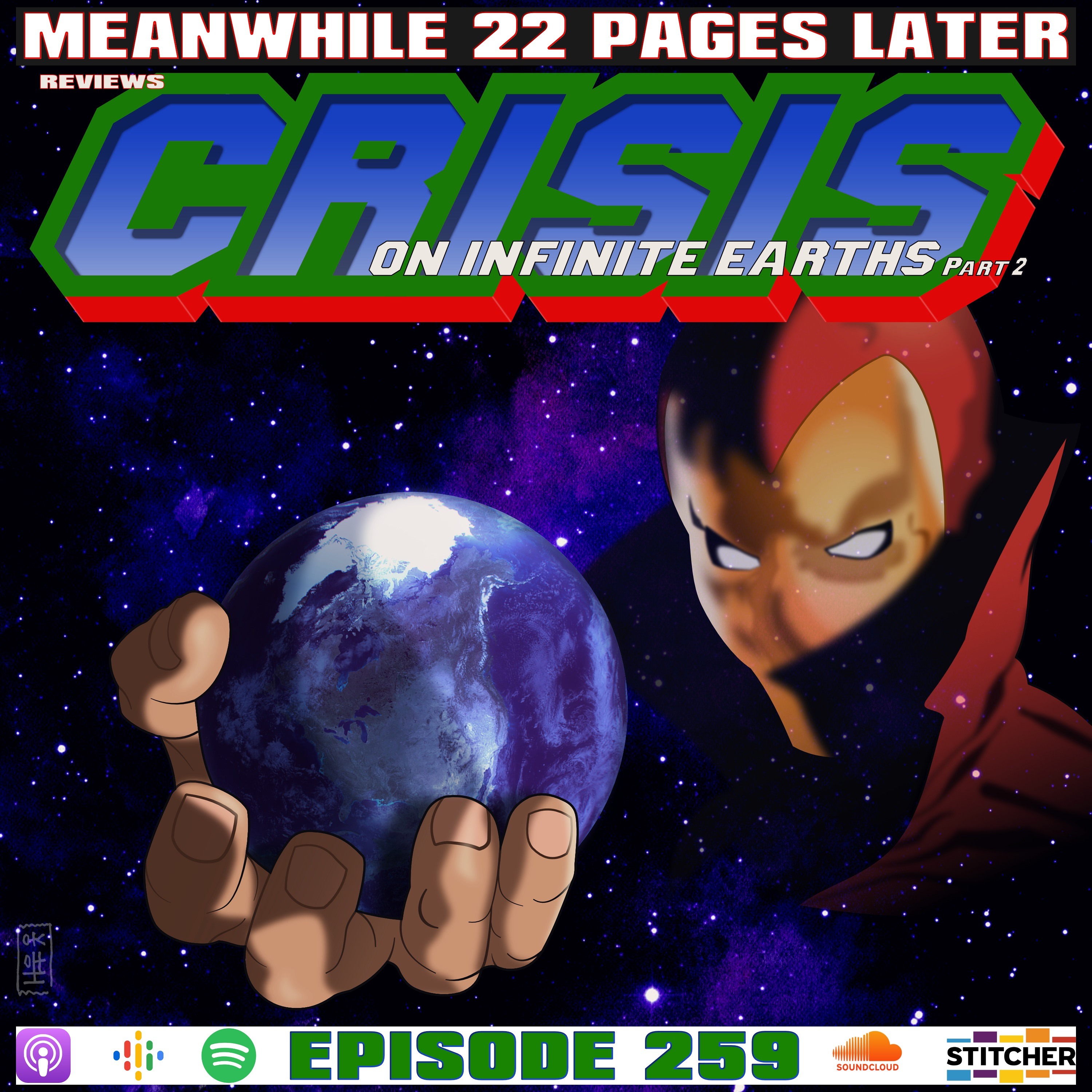 Episode 259:  Crisis on Infinite Earths Part 2 episode artwork