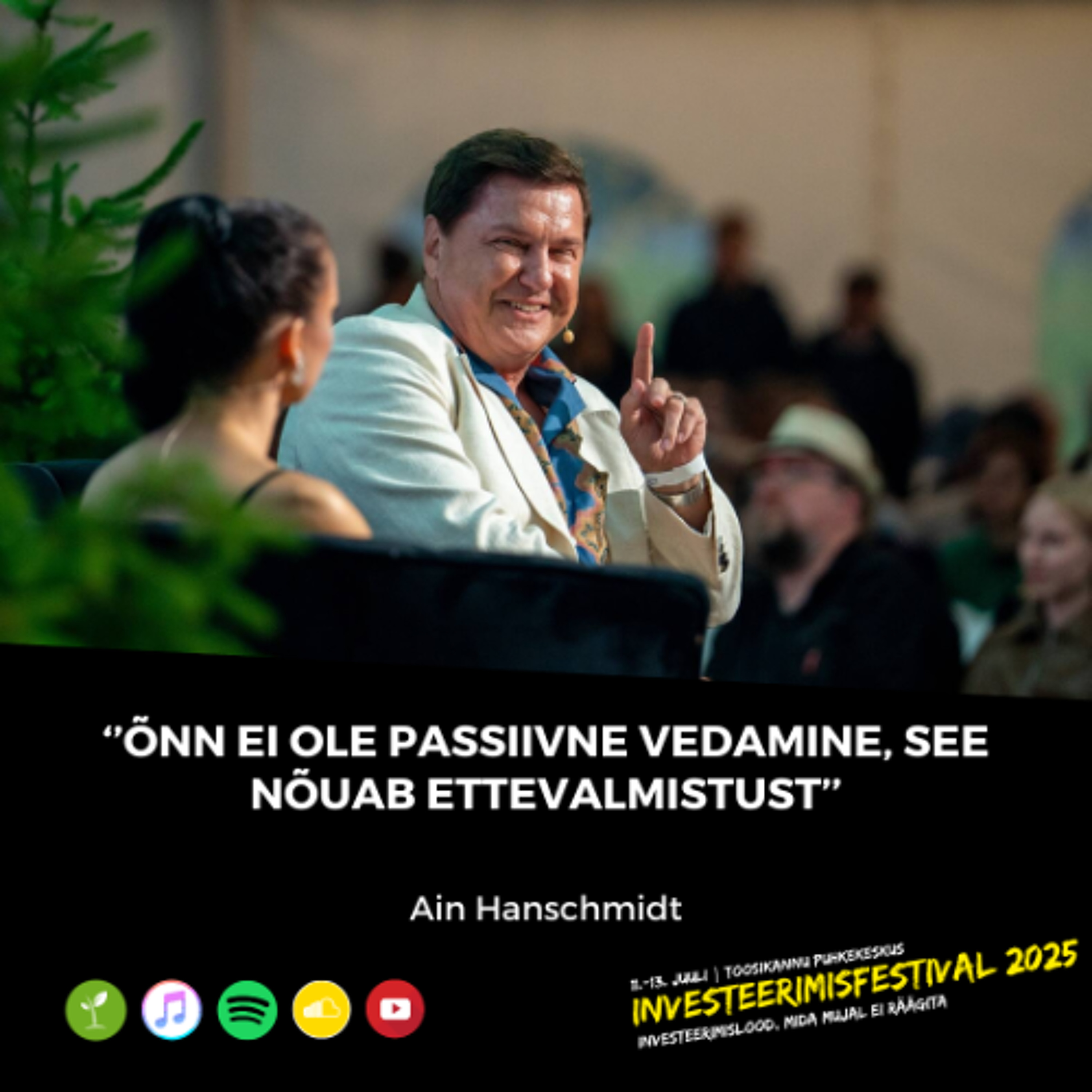 Ain Hanschmidt: “Õnn ei ole passiivne vedamine, see nõuab ettevalmistust”